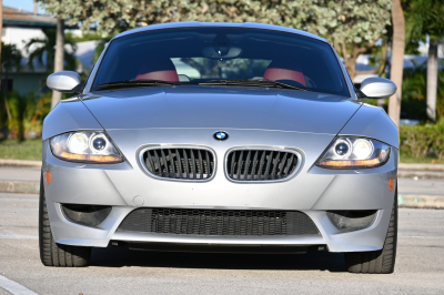 2007 BMW Z4 M Coupe in Titanium Silver Metallic over Imola Red Nappa