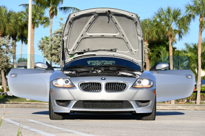 2007 BMW Z4 M Coupe in Titanium Silver Metallic over Imola Red Nappa