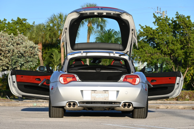 2007 BMW Z4 M Coupe in Titanium Silver Metallic over Imola Red Nappa