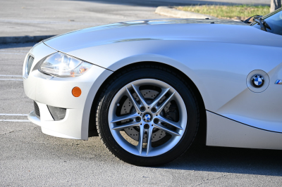 2007 BMW Z4 M Coupe in Titanium Silver Metallic over Imola Red Nappa