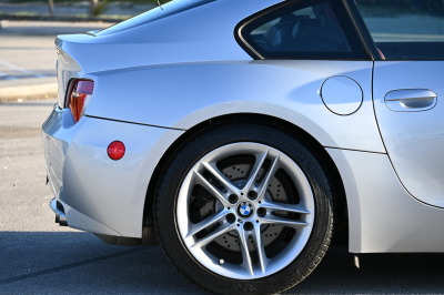 2007 BMW Z4 M Coupe in Titanium Silver Metallic over Imola Red Nappa