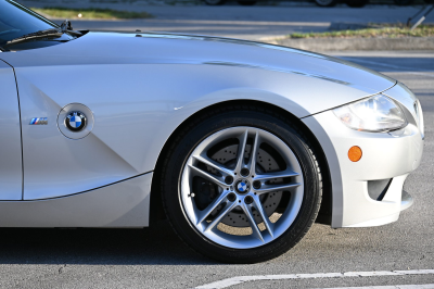 2007 BMW Z4 M Coupe in Titanium Silver Metallic over Imola Red Nappa