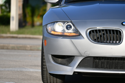 2007 BMW Z4 M Coupe in Titanium Silver Metallic over Imola Red Nappa
