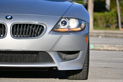 2007 BMW Z4 M Coupe in Titanium Silver Metallic over Imola Red Nappa