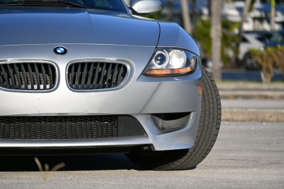 2007 BMW Z4 M Coupe in Titanium Silver Metallic over Imola Red Nappa
