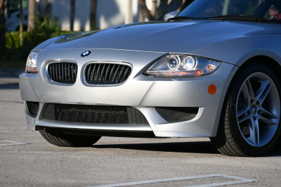 2007 BMW Z4 M Coupe in Titanium Silver Metallic over Imola Red Nappa