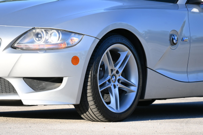 2007 BMW Z4 M Coupe in Titanium Silver Metallic over Imola Red Nappa