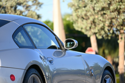 2007 BMW Z4 M Coupe in Titanium Silver Metallic over Imola Red Nappa