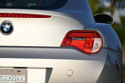 2007 BMW Z4 M Coupe in Titanium Silver Metallic over Imola Red Nappa