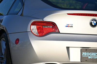 2007 BMW Z4 M Coupe in Titanium Silver Metallic over Imola Red Nappa