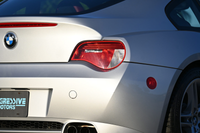 2007 BMW Z4 M Coupe in Titanium Silver Metallic over Imola Red Nappa