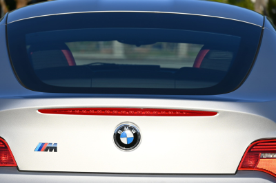 2007 BMW Z4 M Coupe in Titanium Silver Metallic over Imola Red Nappa