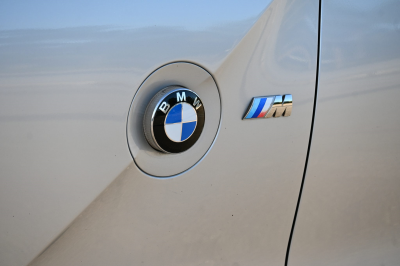 2007 BMW Z4 M Coupe in Titanium Silver Metallic over Imola Red Nappa