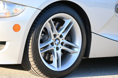 2007 BMW Z4 M Coupe in Titanium Silver Metallic over Imola Red Nappa