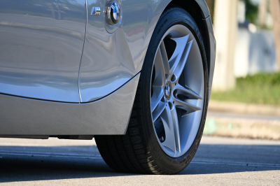 2007 BMW Z4 M Coupe in Titanium Silver Metallic over Imola Red Nappa