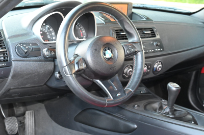 2007 BMW Z4 M Coupe in Titanium Silver Metallic over Imola Red Nappa