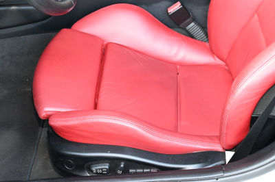 2007 BMW Z4 M Coupe in Titanium Silver Metallic over Imola Red Nappa