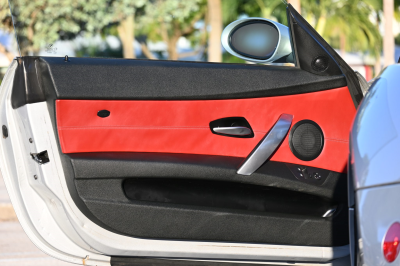 2007 BMW Z4 M Coupe in Titanium Silver Metallic over Imola Red Nappa