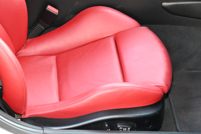 2007 BMW Z4 M Coupe in Titanium Silver Metallic over Imola Red Nappa