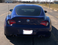 2007 BMW Z4 M Coupe in Interlagos Blue Metallic over Black Nappa