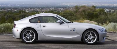 2007 BMW Z4 M Coupe in Titanium Silver Metallic over Black Nappa