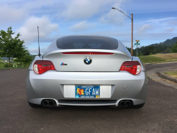 2007 BMW Z4 M Coupe in Titanium Silver Metallic over Black Nappa