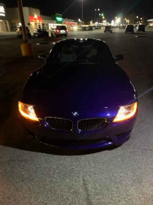 2008 BMW Z4 M Coupe in Interlagos Blue Metallic over Light Sepang Bronze Nappa