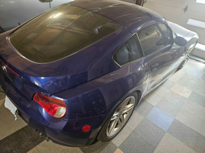 2008 BMW Z4 M Coupe in Interlagos Blue Metallic over Light Sepang Bronze Nappa