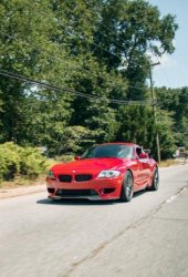 2008 BMW Z4 M Coupe in Imola Red 2 over Black Nappa