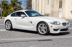 2008 BMW Z4 M Coupe in Alpine White III over Imola Red Nappa