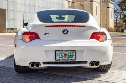2008 BMW Z4 M Coupe in Alpine White III over Imola Red Nappa