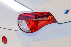 2008 BMW Z4 M Coupe in Alpine White III over Imola Red Nappa