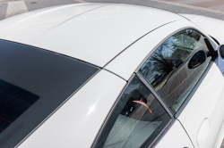 2008 BMW Z4 M Coupe in Alpine White III over Imola Red Nappa