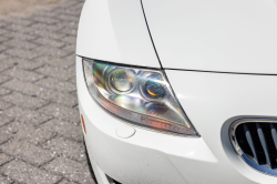 2008 BMW Z4 M Coupe in Alpine White III over Imola Red Nappa