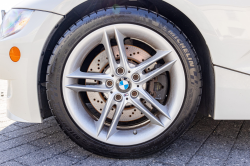 2008 BMW Z4 M Coupe in Alpine White III over Imola Red Nappa