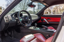 2008 BMW Z4 M Coupe in Alpine White III over Imola Red Nappa