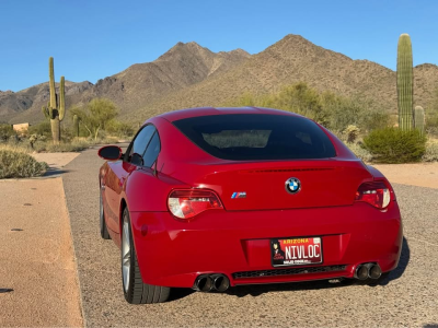 2008 BMW Z4 M Coupe in Imola Red 2 over Black Nappa