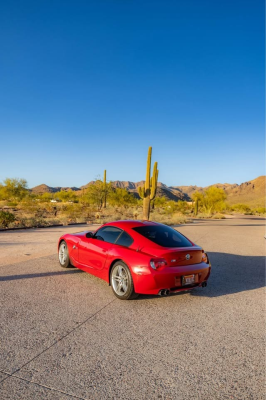 2008 BMW Z4 M Coupe in Imola Red 2 over Black Nappa