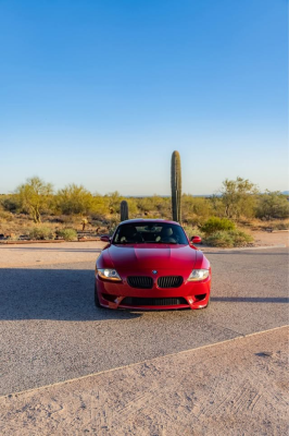 2008 BMW Z4 M Coupe in Imola Red 2 over Black Nappa