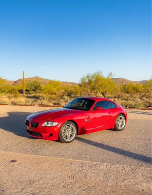 2008 BMW Z4 M Coupe in Imola Red 2 over Black Nappa