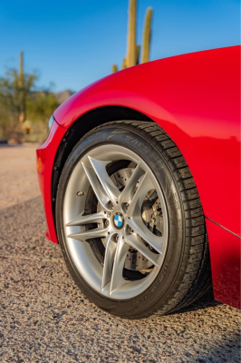 2008 BMW Z4 M Coupe in Imola Red 2 over Black Nappa