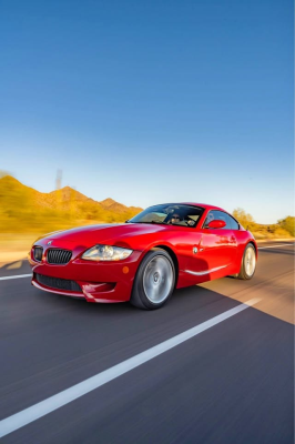 2008 BMW Z4 M Coupe in Imola Red 2 over Black Nappa