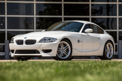 2008 BMW Z4 M Coupe in Alpine White III over Imola Red Nappa