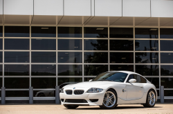 2008 BMW Z4 M Coupe in Alpine White III over Imola Red Nappa