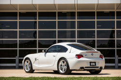 2008 BMW Z4 M Coupe in Alpine White III over Imola Red Nappa