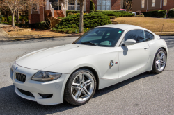 2008 BMW Z4 M Coupe in Alpine White III over Imola Red Nappa