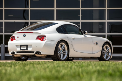 2008 BMW Z4 M Coupe in Alpine White III over Imola Red Nappa