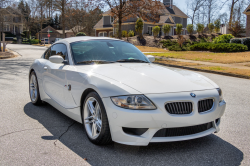 2008 BMW Z4 M Coupe in Alpine White III over Imola Red Nappa