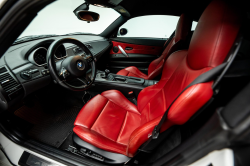2008 BMW Z4 M Coupe in Alpine White III over Imola Red Nappa