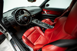 2008 BMW Z4 M Coupe in Alpine White III over Imola Red Nappa